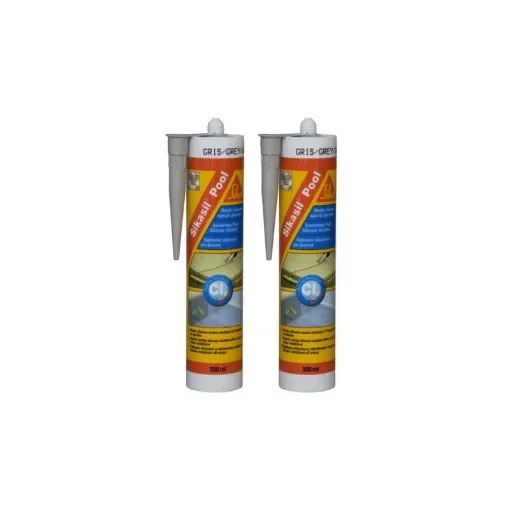 Sika - SIKA Sikasil Pool Silicone Sealant Grey - 130877x2 product image