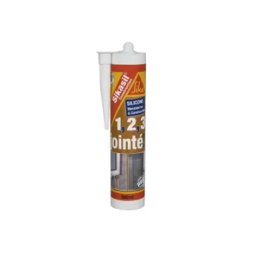 Sika - Silicone Sealant White 300ml - 441624_remplace_par_29859 product image