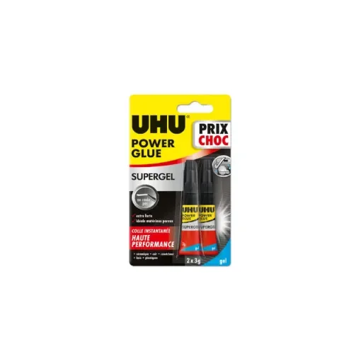 UHU - Power Glue Gel Tube 2x3g - 36730 product image