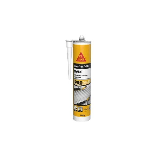 Sika - Sikaflex 147 Metal Adhesive Sealant - Light Grey - 651290 product image