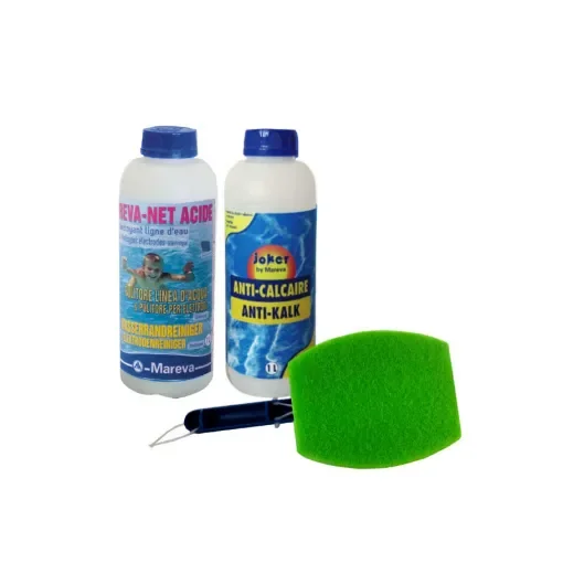 Mareva - Pool Cleaning Pack with Brush & Anti-Limescale - 942006-041014U-150011U product image