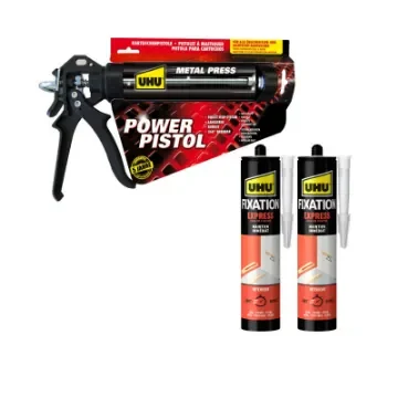 UHU - Power Pistol Pack with Express Fixing Mastic Glue - 48500 - 37725 product image
