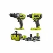 Ryobi - One+ 18V Hammer Drill & Impact Driver Set - R18PDID2-252S product image