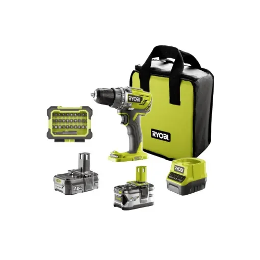 Ryobi - One+ 18V Drill Driver with 2 Batteries - R18DD3-2415BSA31 product image