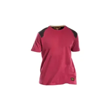 RICA LEWIS - Reinforced T-shirt Men Burgundy - WORKTS7405 product image