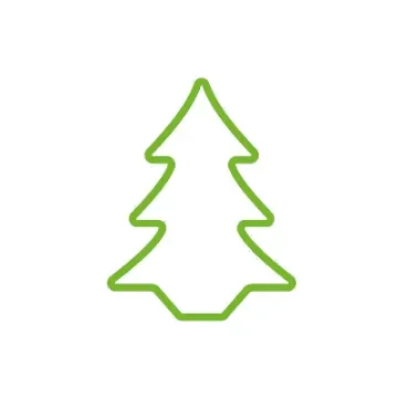 EDM - Flexible Green Fir Tree Figurine - 72128 product image