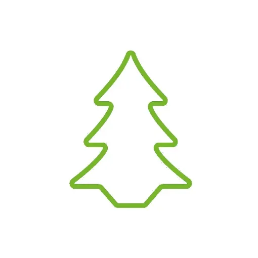 EDM - Flexible Green Fir Tree Figurine - 72128 product image