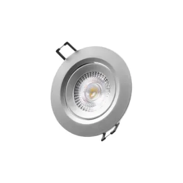 EDM Recessed LED Spotlight 5W 380lm 6400K Chrome - 31653 product image