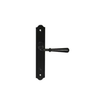 Divers - Door Handle on Locking Plate - Beynac Black Iron - 010404N product image