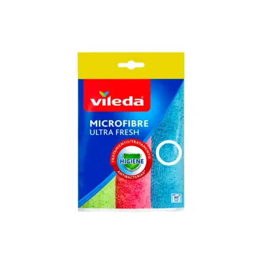 Vileda - UltraFresh Microfibre Cloths with Antibacterial Treatment - 77606 product image