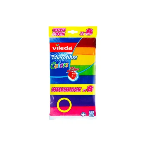 Vileda - Multi-Purpose Microfibre Cloths (8 Pack) - 77608 product image