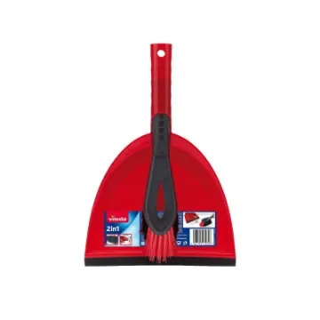 Vileda - Dustpan and Brush Set - Red - 77630 product image