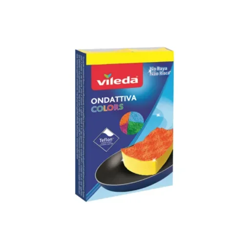 Vileda - Pack of 4 Sponges with Scraper for Pans - 77660 product image