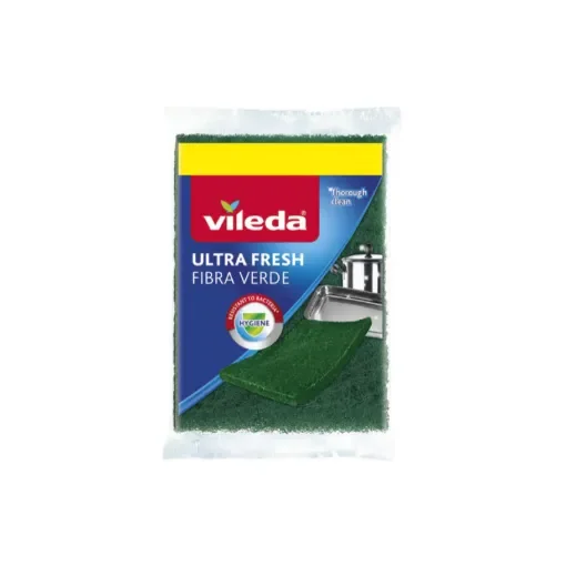 Vileda - Pack of 3 Green Fibres for Deep Cleaning - 77694 product image