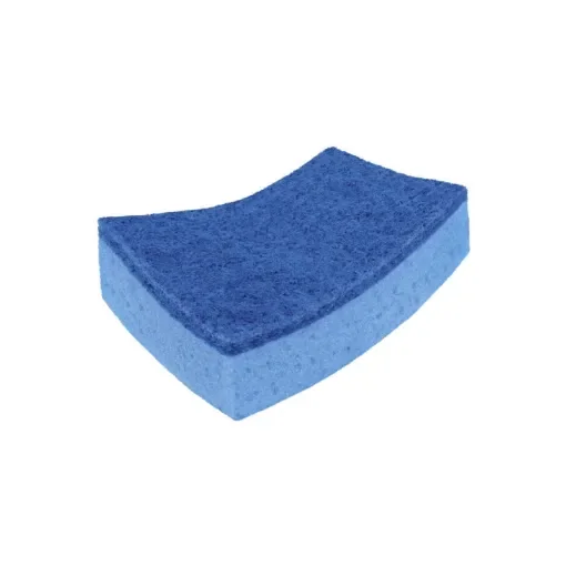 Vileda - Pack of 3 Blue Sponges with Scraper - 77693 product image