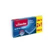 Vileda - Pack of 3 Blue Sponges with Scraper - 77693 product image