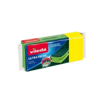 Vileda - Pack of 3 Green Scouring Sponges - 77665 product image