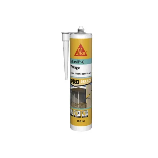 Sika - Elastic Silicone Sealant Transparent - 106386_remplace_par_29866 product image