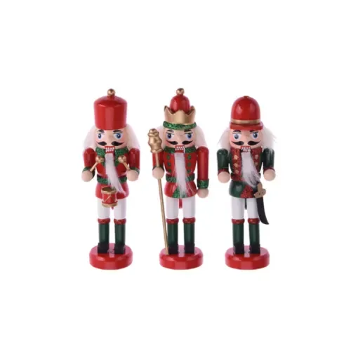 EDM - Set of 3 Nutcracker Figurines - 72070 product image