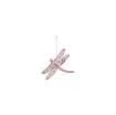 EDM - Set of 2 Shiny Pink Hanging Dragonflies - 72323 product image