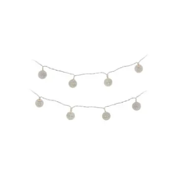 EDM - Fairy Lights Silver Balls - 10 LED Bulbs - 71316 product image