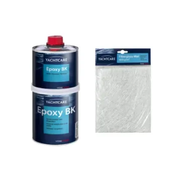 Yachtcare - Epoxy Resin Pack BK 1 KG with Glass Mat 450g/m2 - 137181-137189 product image