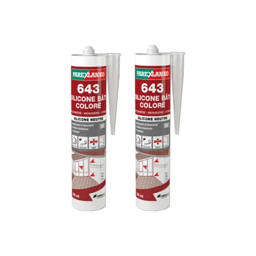Parexlanko - Pack of 2 Neutral Silicone Sealants - L643PIERRE300-12 product image