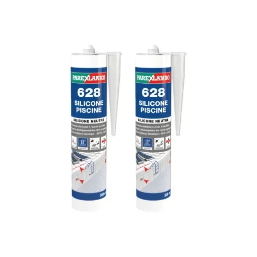 Parexlanko - Neutral Silicone Sealants for Pools - L628BLANC-12x2 product image
