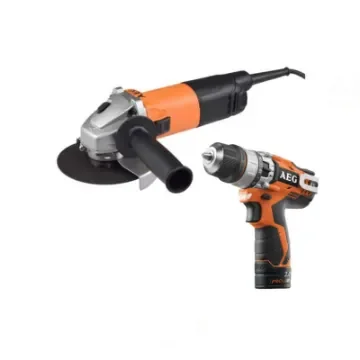 AEG - Electric Grinder 800W & 12V Hammer Drill - 4935451298-4935443964 product image