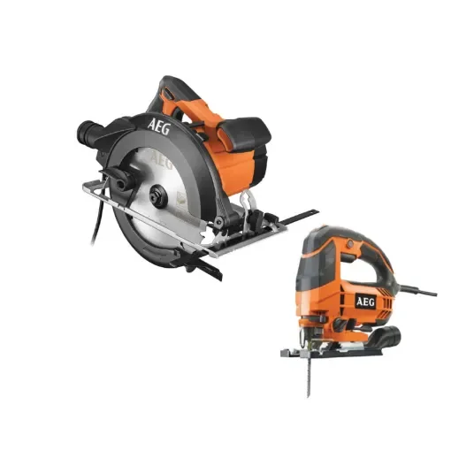 AEG - 700W Electric Pendulum Jigsaw & 1200W Circular Saw Pack - 4935451000-4935472006 product image