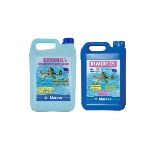 Mareva - Revatop 12% Algaecide & Revacil Bactericide Pack - 000124U-000011U product image