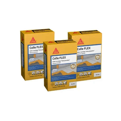 Sika - SikaCeram 200 Flex Tile Adhesive - White - 637424x3 product image