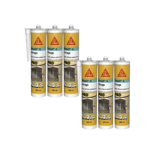Sika - Silicone Elastic Sealant Transparent - 106386x6 product image