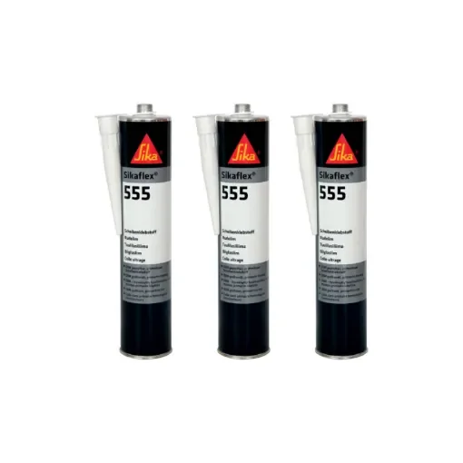 Sika - SIKA Sikaflex 555 Glazing Adhesives - Black - 55218x3 product image