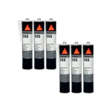 Sika - Sikaflex 555 Glazing Adhesive - Black - 55218x6 product image