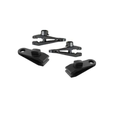 Divers - Set of 4 Black Plastic Clip Clamps for Tarpaulins - 08169 product image