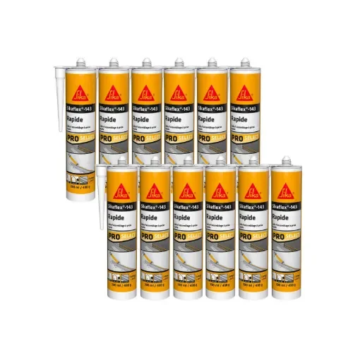 Sika - Sikaflex 143 Rapid Adhesive Sealant - 639976x12 product image