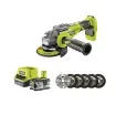 Ryobi - Brushless Angle Grinder 18V One+ with Battery & Charger - 5133002852-5133003360-5132003149 product image