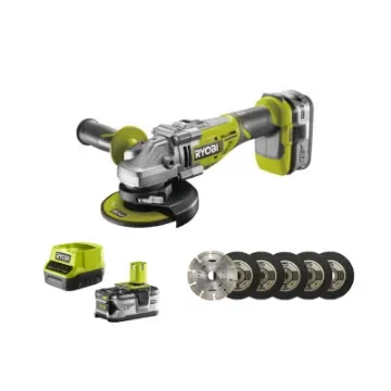 Ryobi - 18V Brushless Angle Grinder Pack - R18AG7-140S product image