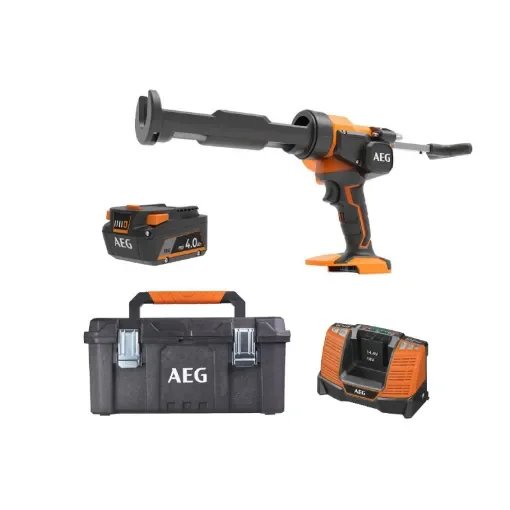 AEG - 18V Silicone Gun with 4.0Ah Battery & Charger - 4935478634-4935478636-4932464542-4932471879 product image