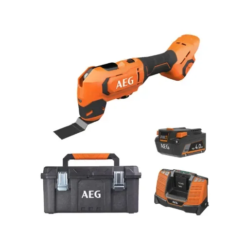 AEG - 18V Brushless Multi-Tool Pack with Battery & Charger - 4935478943-4935478636-4932464542-4932471879 product image