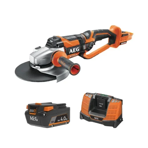 AEG - Brushless Grinder 230mm with 4.0Ah Battery - 4935459735-4935478636-4932464542 product image
