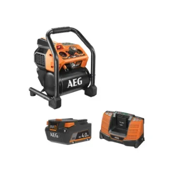 AEG - 18V Brushless Compressor with 4.0 Ah Battery - 4935471201-4935478636-4932464542 product image