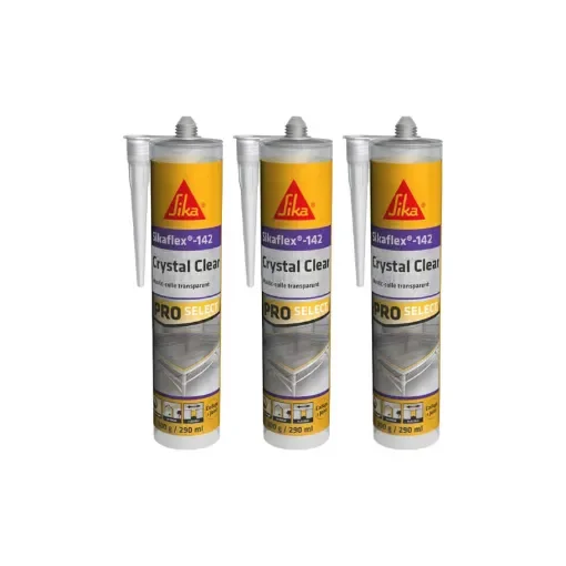 Sika - Sikaflex-142 Crystal Clear Sealant - 639555x3 product image