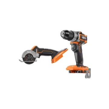 AEG - Impact Drill & Mini Multi-Material Saw - 4935478456-4935472280 product image