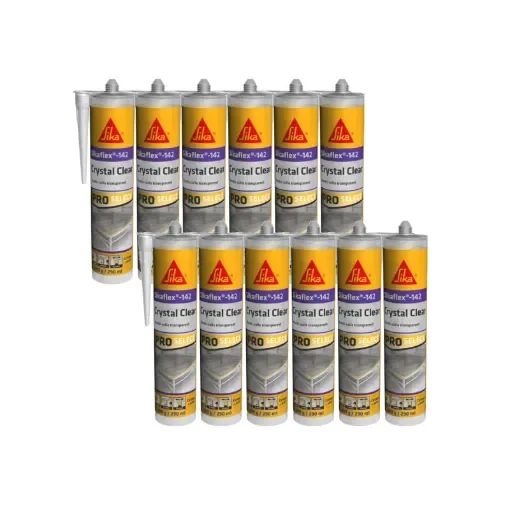 Sika - Sikaflex-142 Crystal Clear Adhesive Sealant - 639555x12 product image