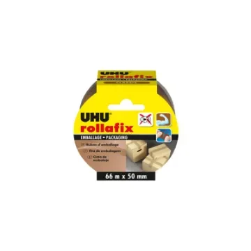 UHU - Rollafix Brown Packaging Tape 50mm x 66m - 36515 product image