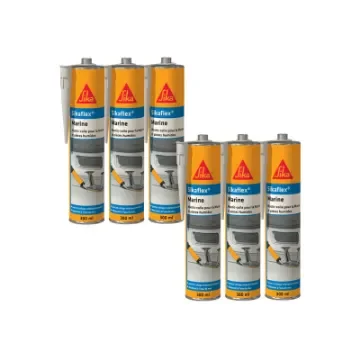 Sika - Sikaflex Marine Sealant Adhesives - Black - 617925x6 product image