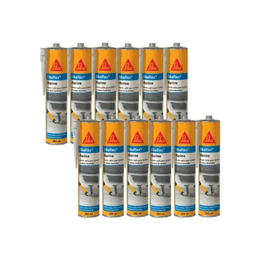 Sika - Sikaflex Marine Sealant Adhesives - Black - 617925x12 product image