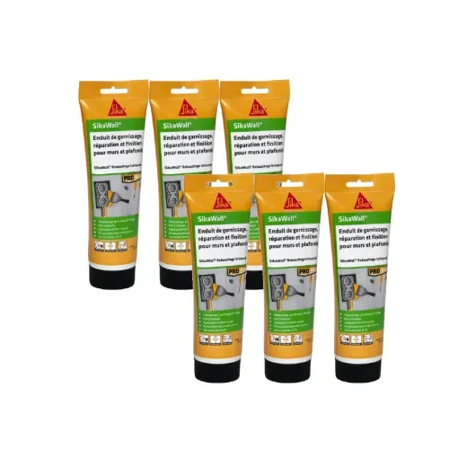 Sika - SikaWall Universal Filler 425g Pack of 6 - 594381x6 product image